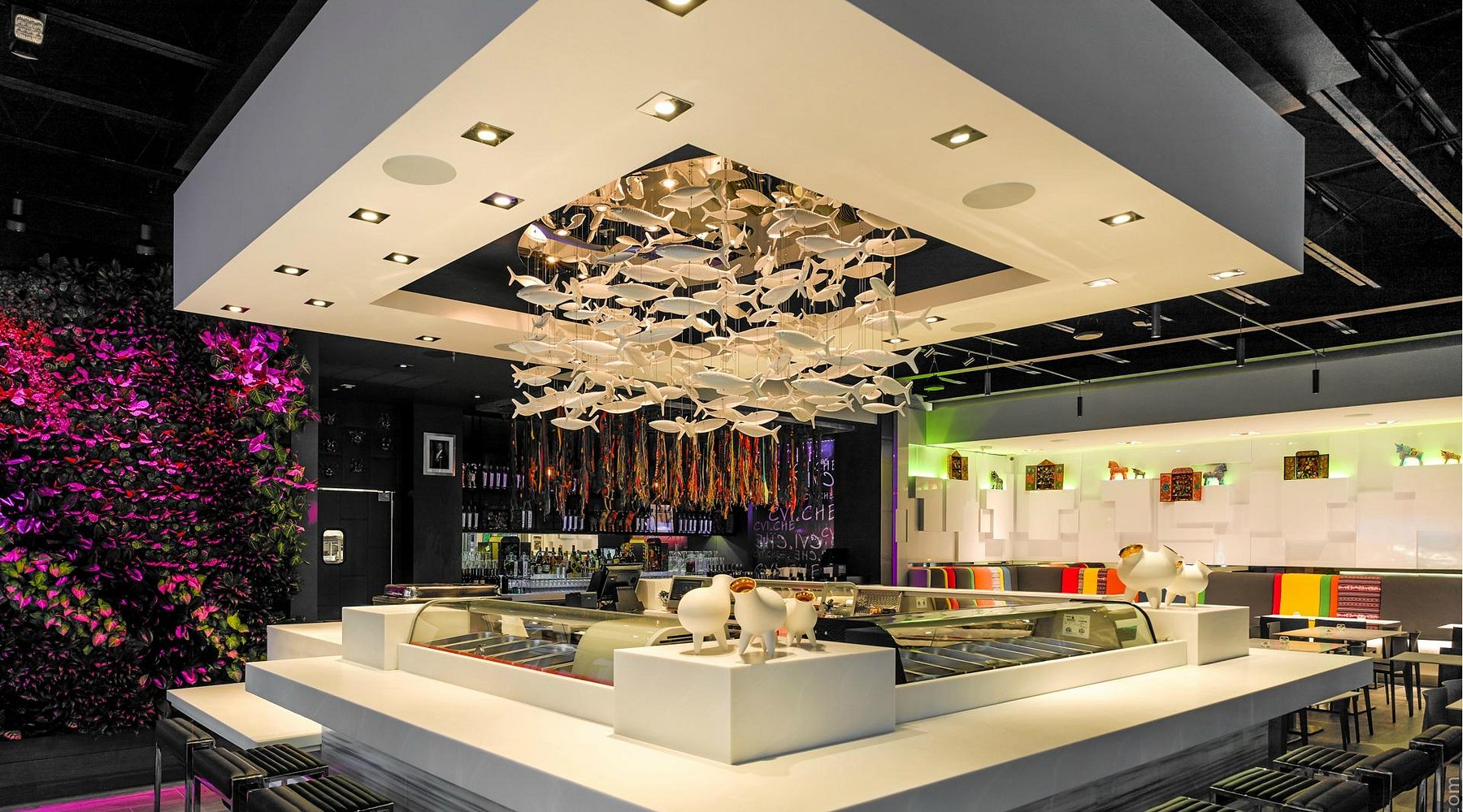 Ceviche 105 restaurant interior design by Studio Emanuel in South Beach, Miami